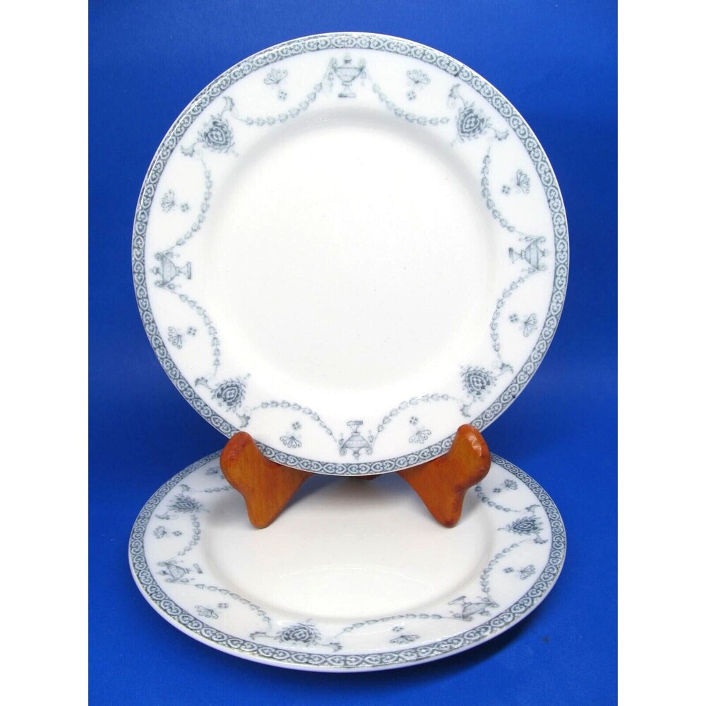 Johnson Brothers The Villiers  Set Of 2 Vintage 7"  Dessert  Pie Plate VGC  Nice